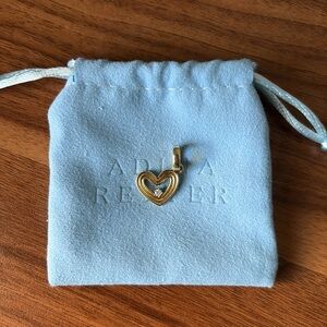 Adina Reyter EUC Groovy Diamond Heart Hinged Charm